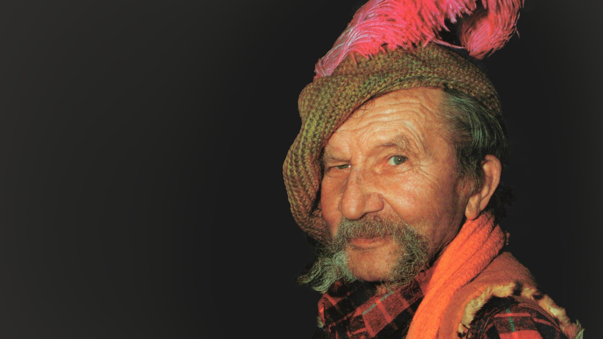 Ritratto Roman Bilinski con piuma