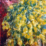 Natura morta con mimosa