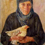 Ritratto con gallina